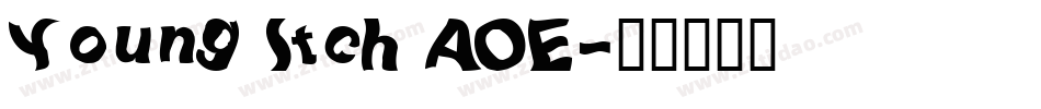 Young Itch AOE字体转换
